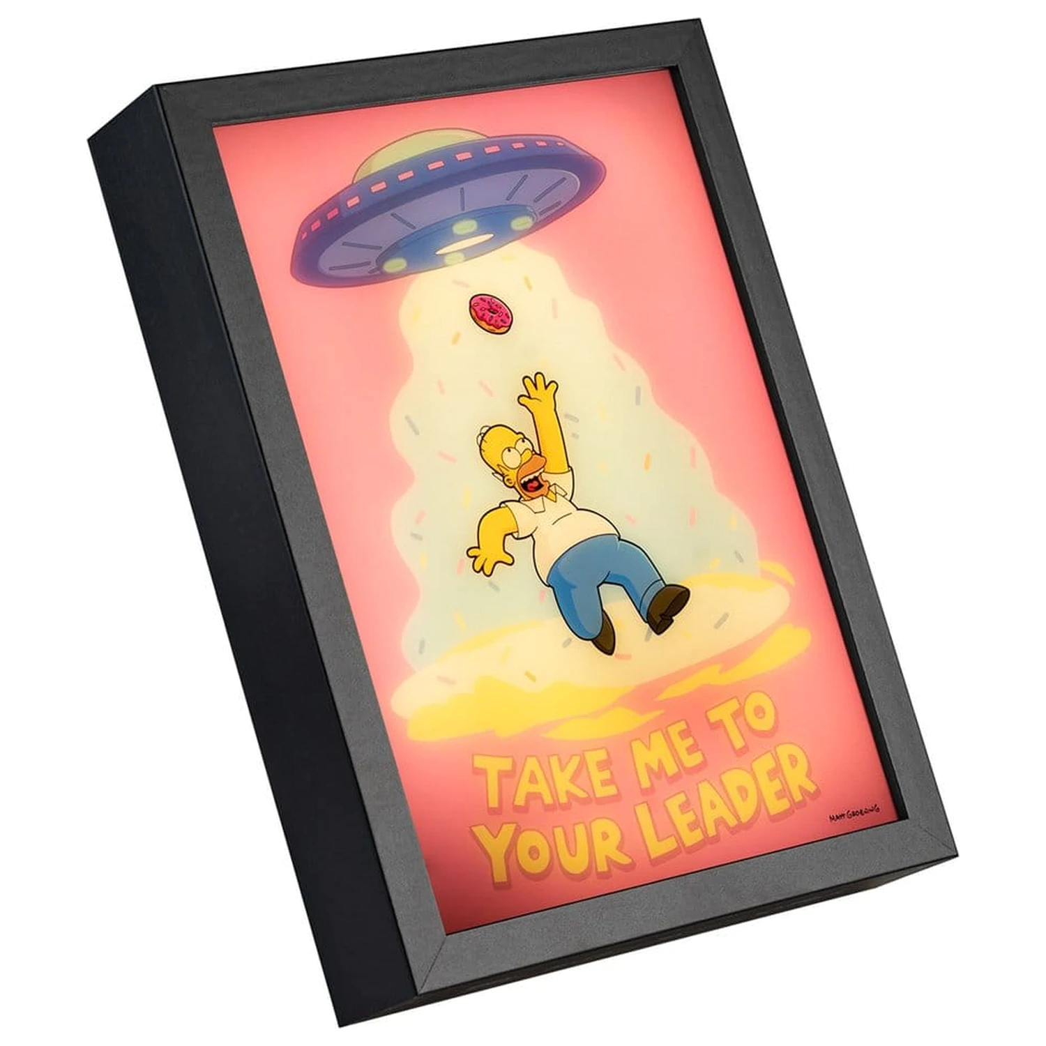 The Simpsons Oprawiony Plakat LED 20 x 28 cm zdjęcie produktu