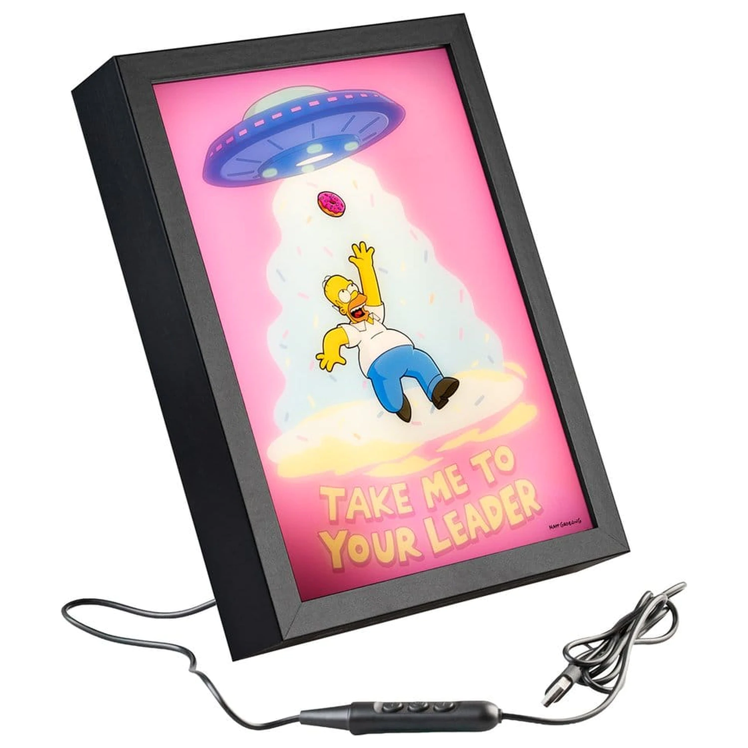 The Simpsons Oprawiony Plakat LED 20 x 28 cm zdjęcie produktu