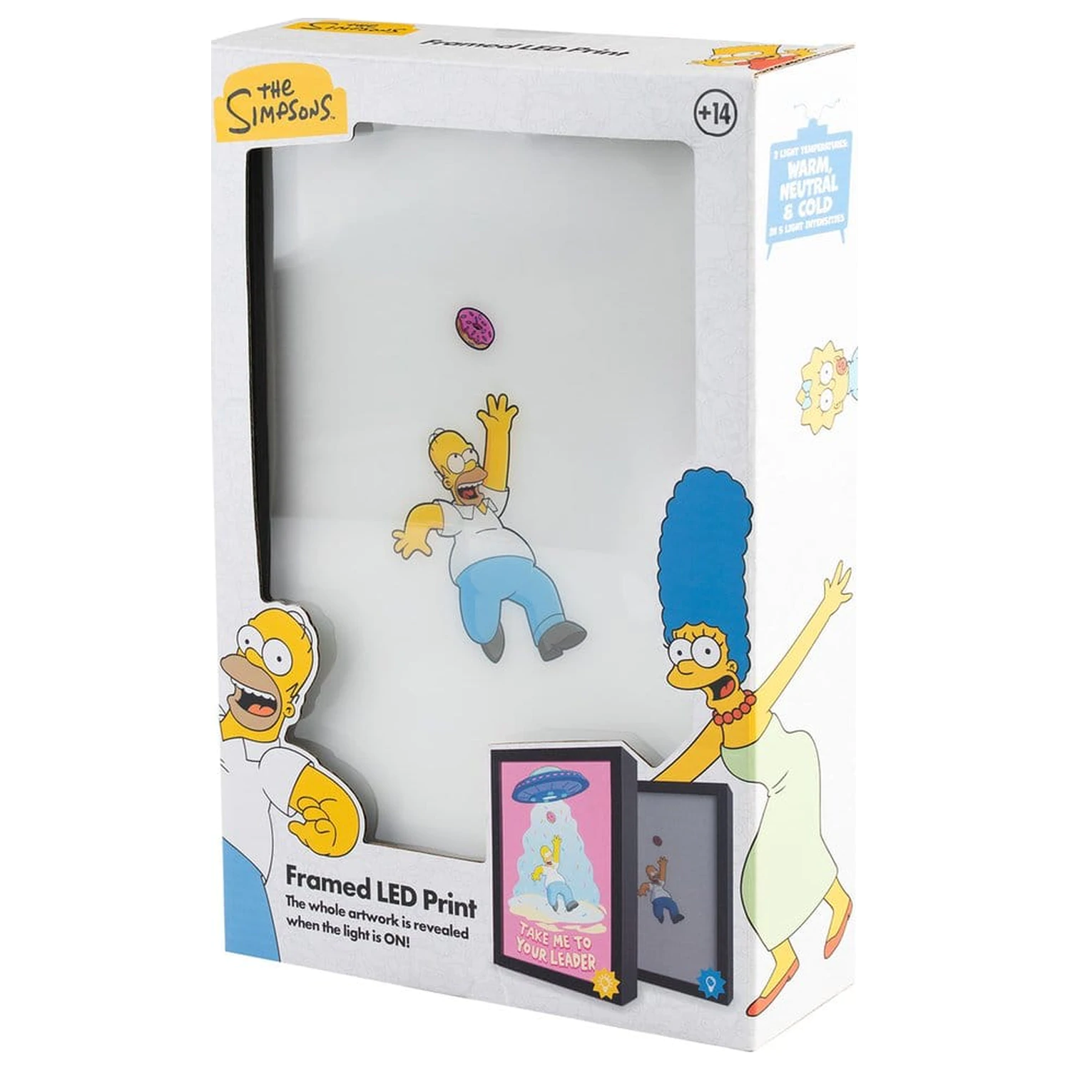 The Simpsons Oprawiony Plakat LED 20 x 28 cm zdjęcie produktu