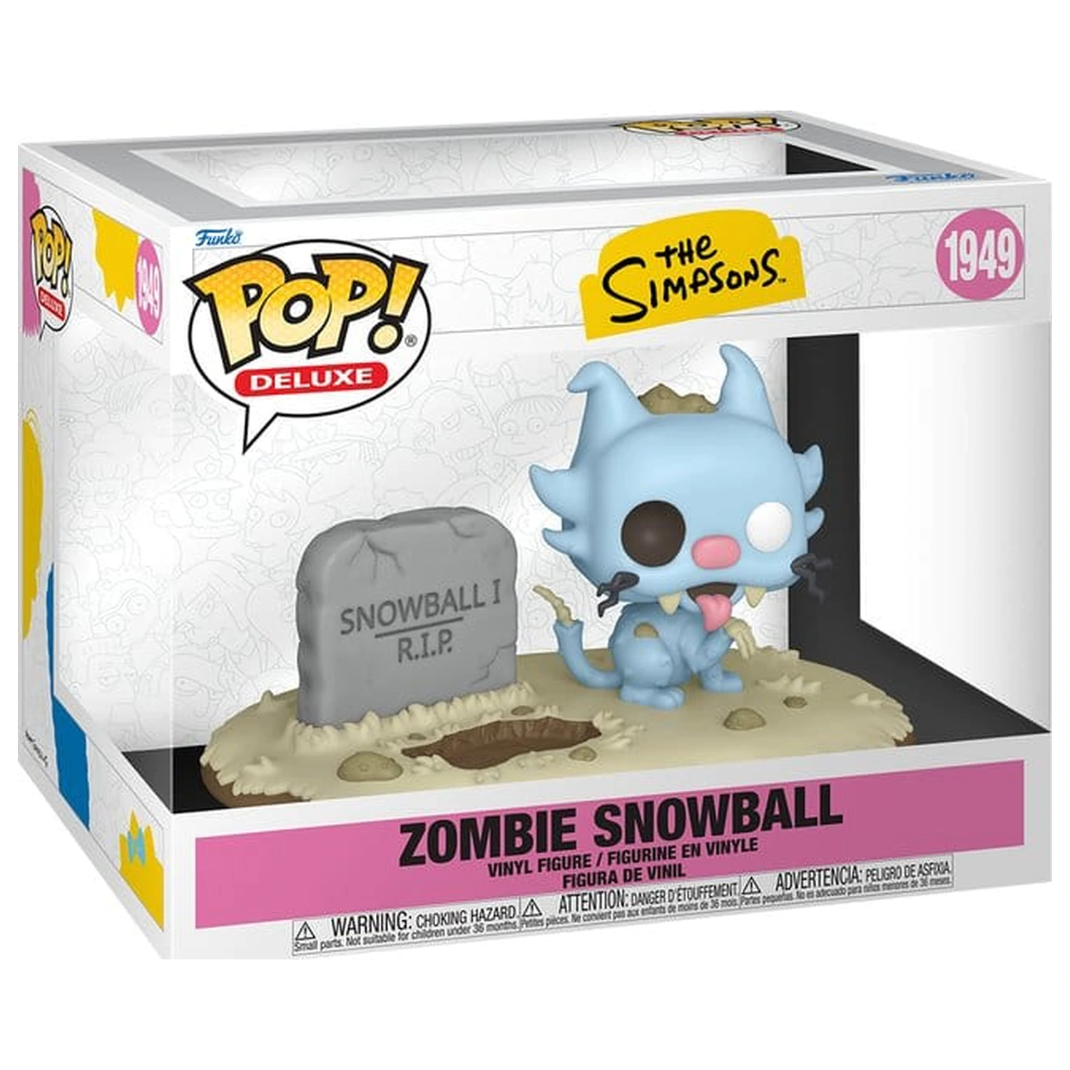The Simpsons Funko POP! Deluxe Vinyl Figure Zombie Snowball zdjęcie produktu