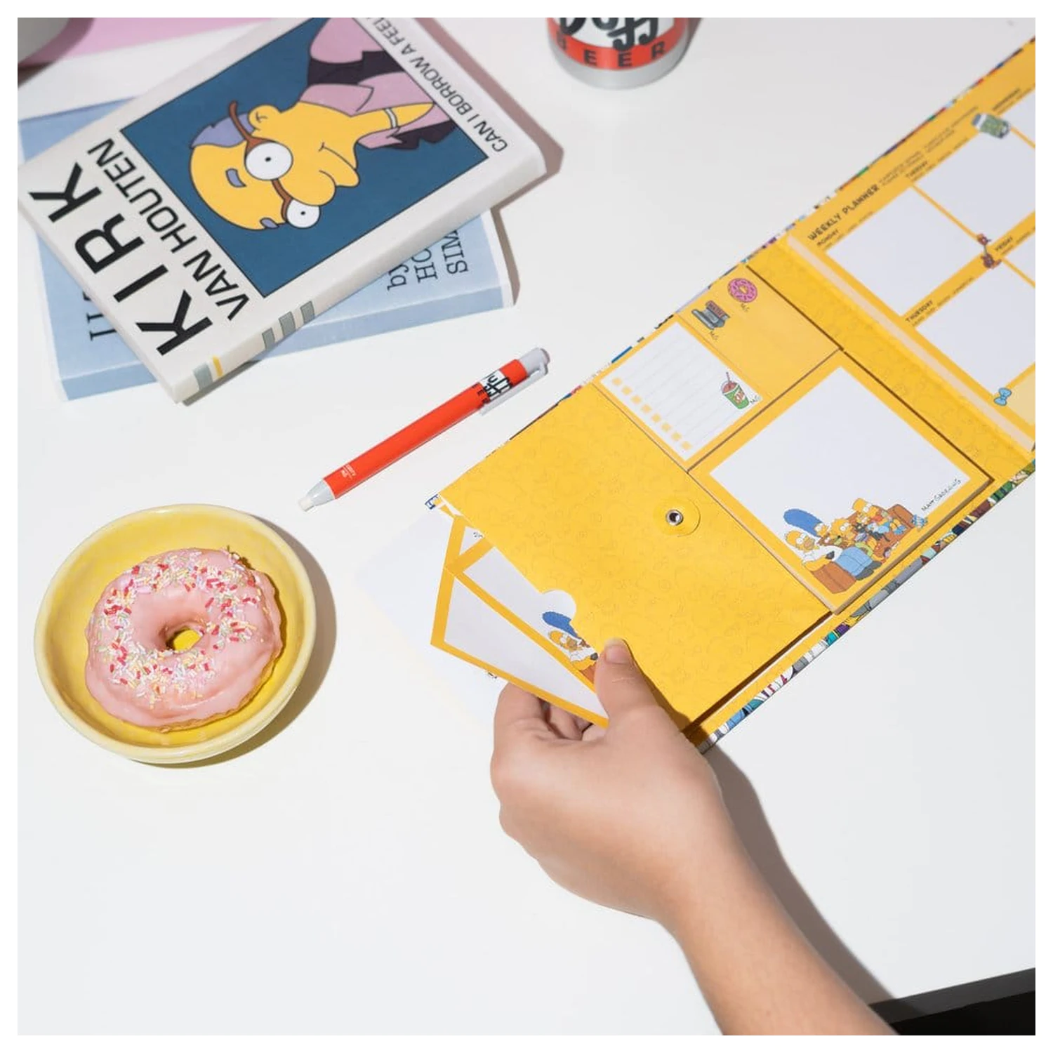 The Simpsons Tygodniowy Planner z Karteczkami Sticky Notes 19 x 17 cm zdjęcie produktu