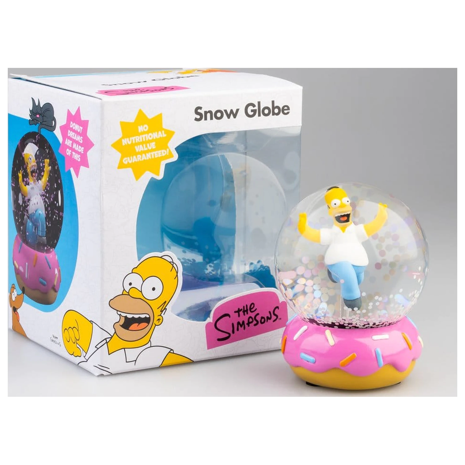 The Simpsons Kula śnieżna Homer Simpson Donut 10 cm zdjęcie produktu