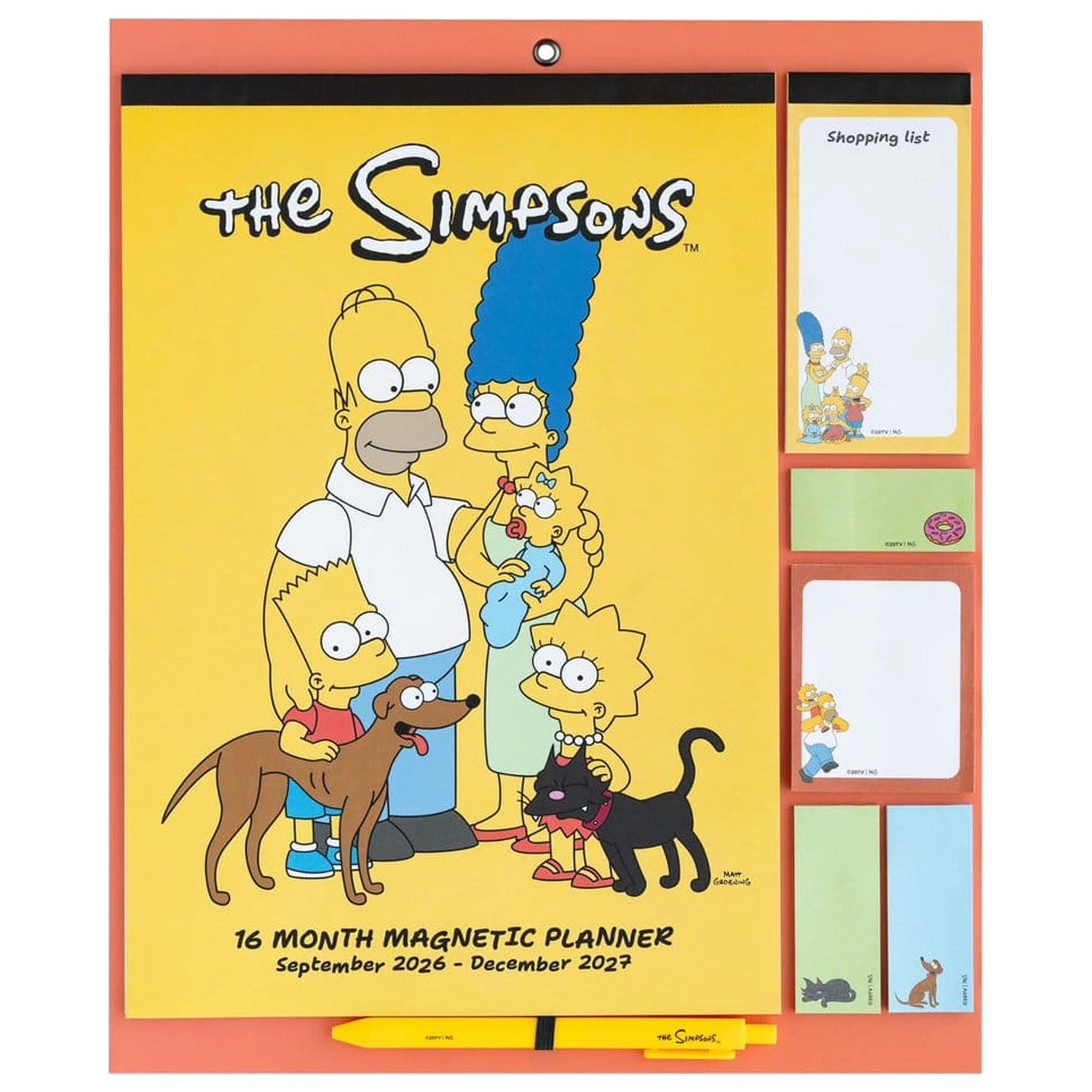 The Simpsons Magnetyczny Planner 2026/27 30 x 35 cm zdjęcie produktu