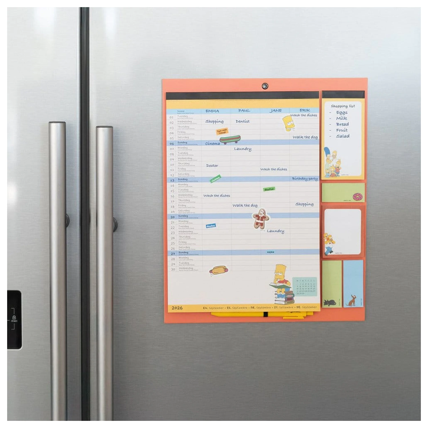 The Simpsons Magnetyczny Planner 2026/27 30 x 35 cm zdjęcie produktu