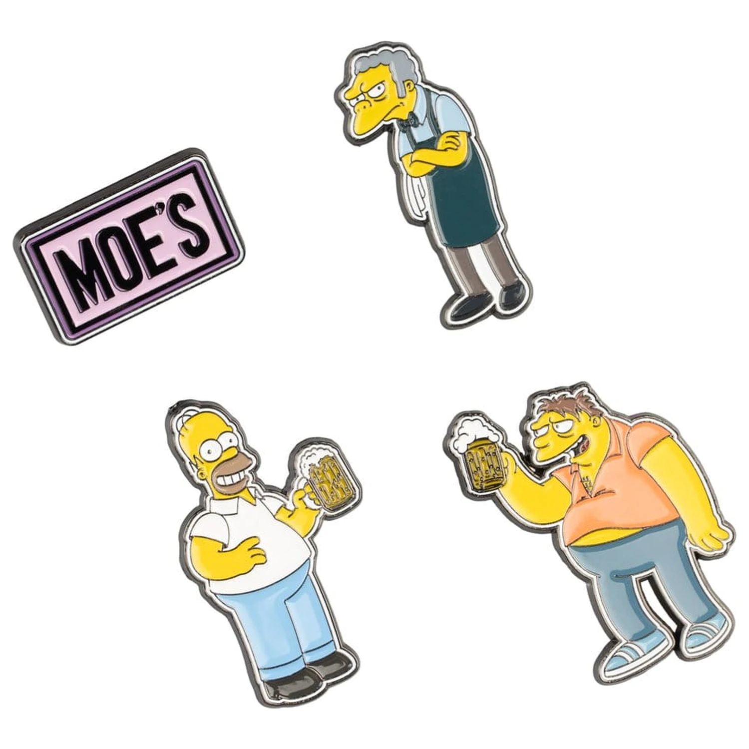 The Simpsons Zestaw 4 przypinek z "Moe's Tavern" zdjęcie produktu