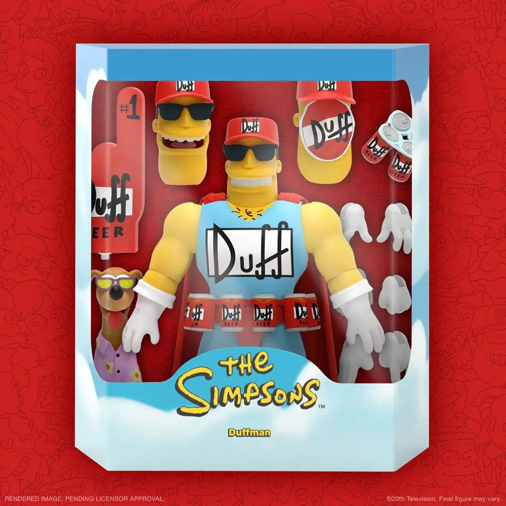 The Simpsons Ultimates Figurka Akcji Duffman 18 cm zdjęcie produktu