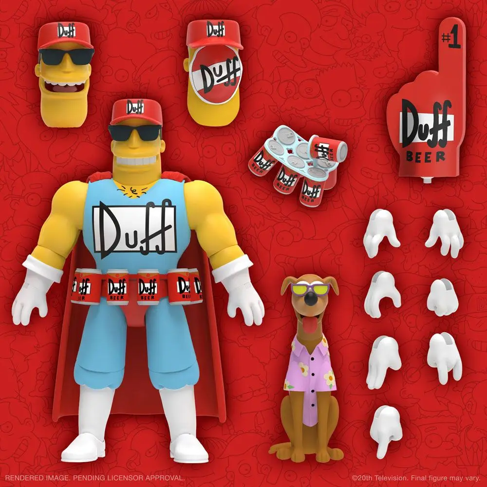 The Simpsons Ultimates Figurka Akcji Duffman 18 cm zdjęcie produktu