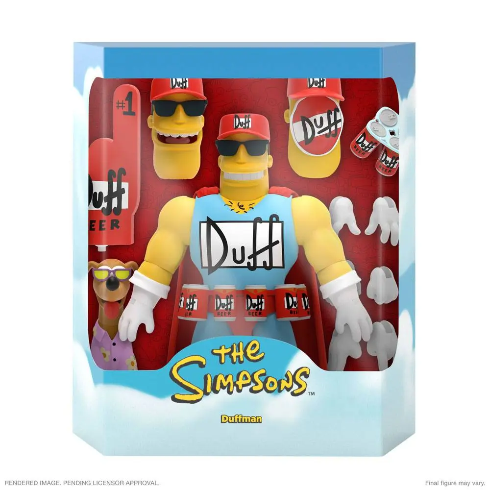 The Simpsons Ultimates Figurka Akcji Duffman 18 cm zdjęcie produktu