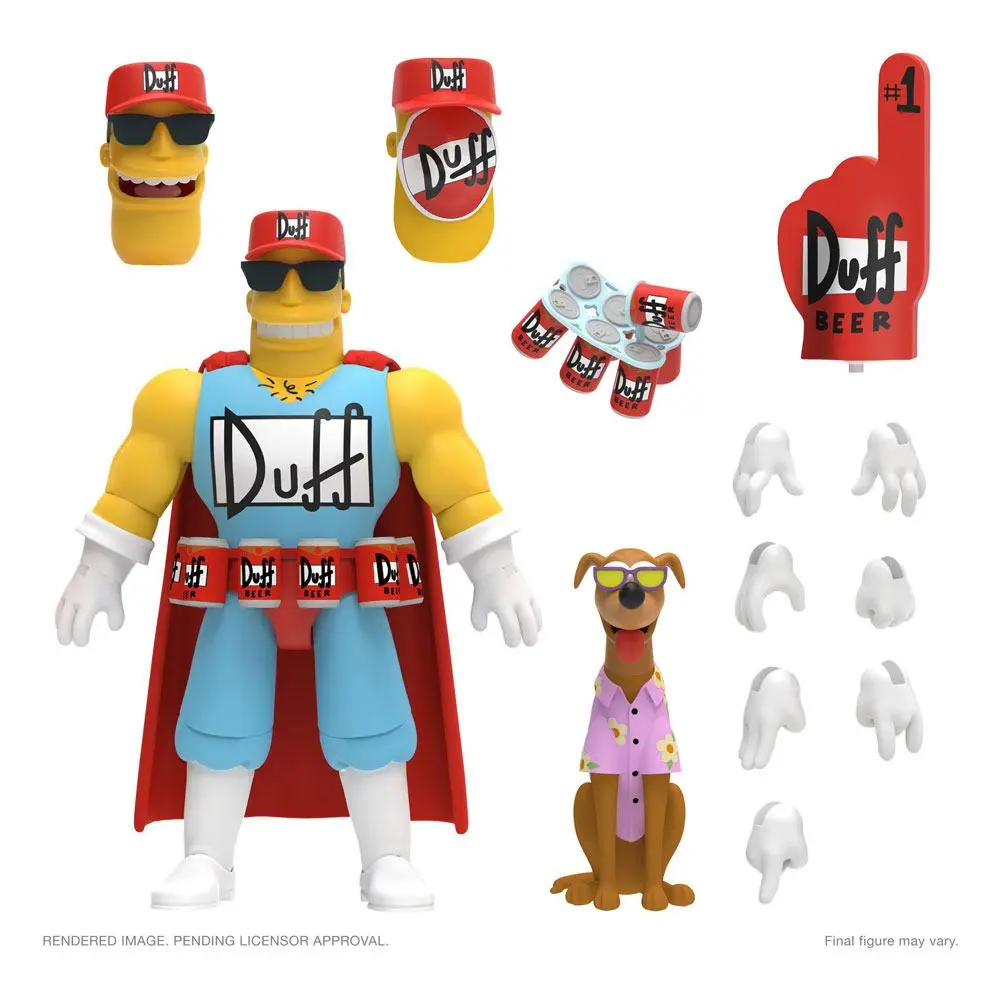 The Simpsons Ultimates Figurka Akcji Duffman 18 cm zdjęcie produktu