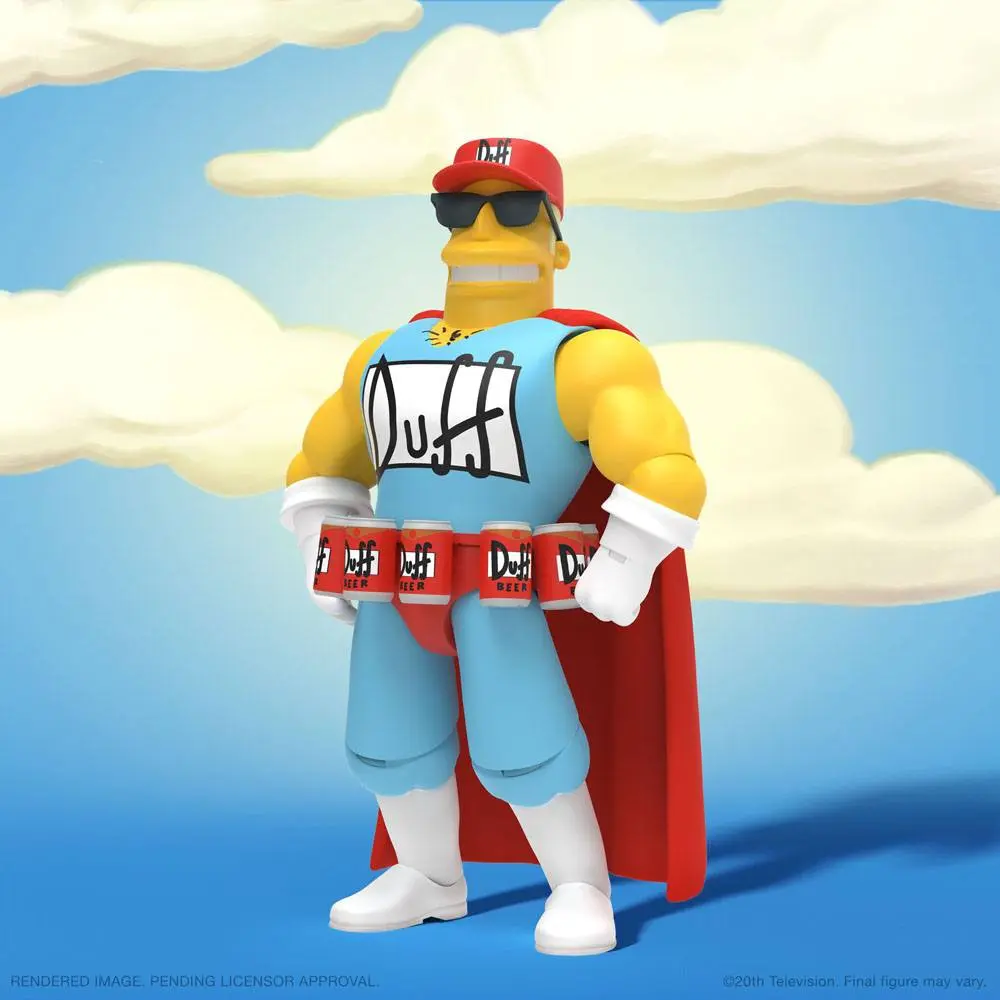 The Simpsons Ultimates Figurka Akcji Duffman 18 cm zdjęcie produktu