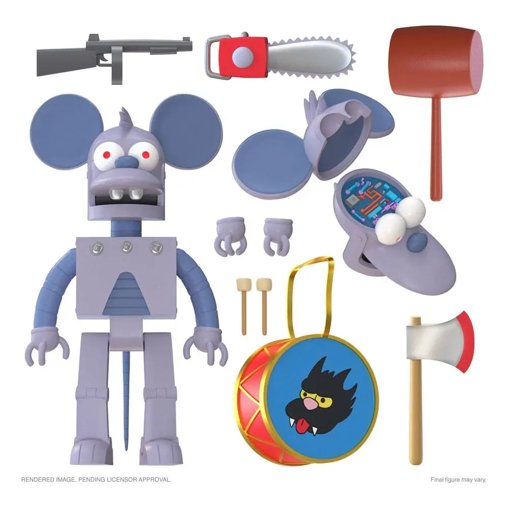 The Simpsons Ultimates Figurka Akcji Robot Itchy 18 cm zdjęcie produktu