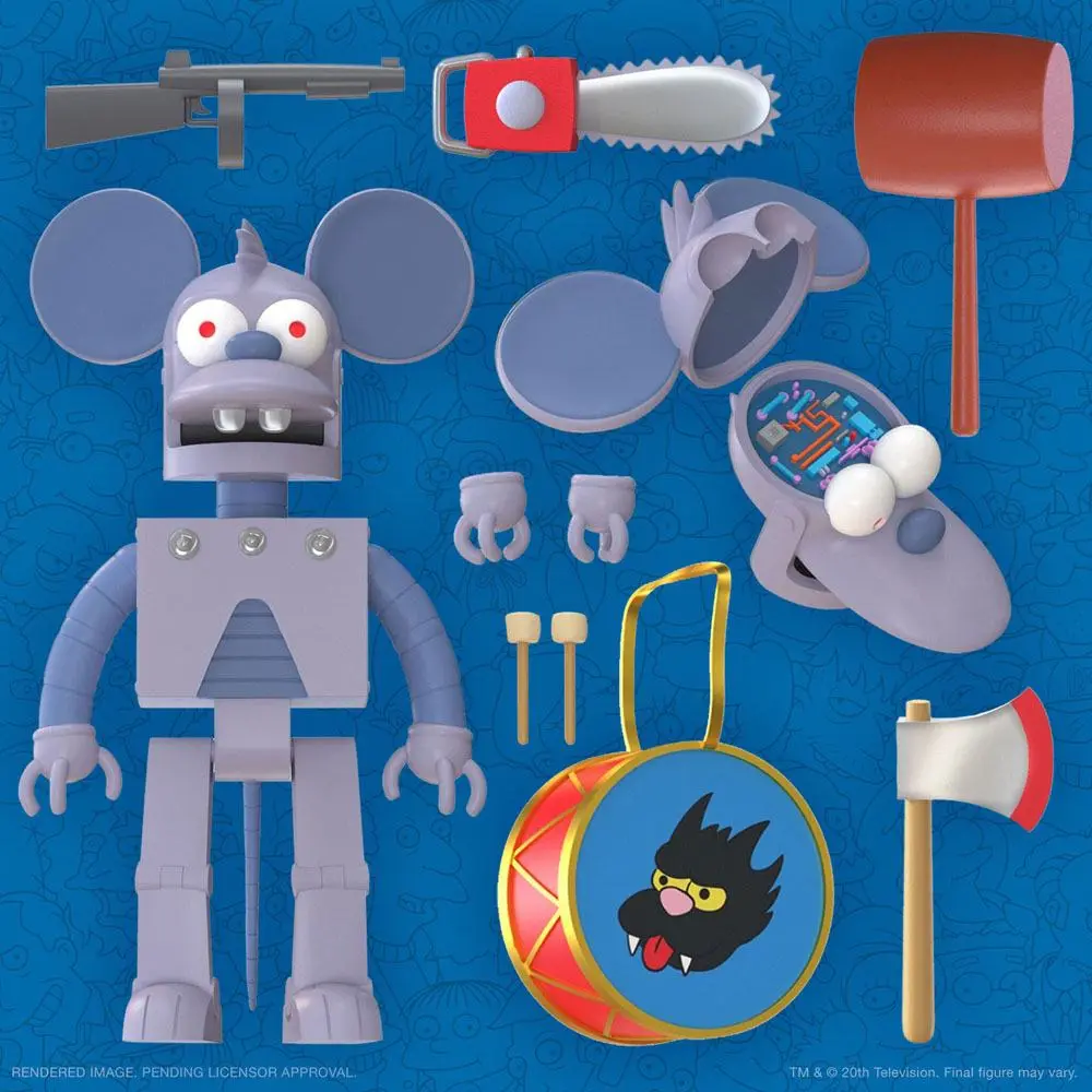 The Simpsons Ultimates Figurka Akcji Robot Itchy 18 cm zdjęcie produktu