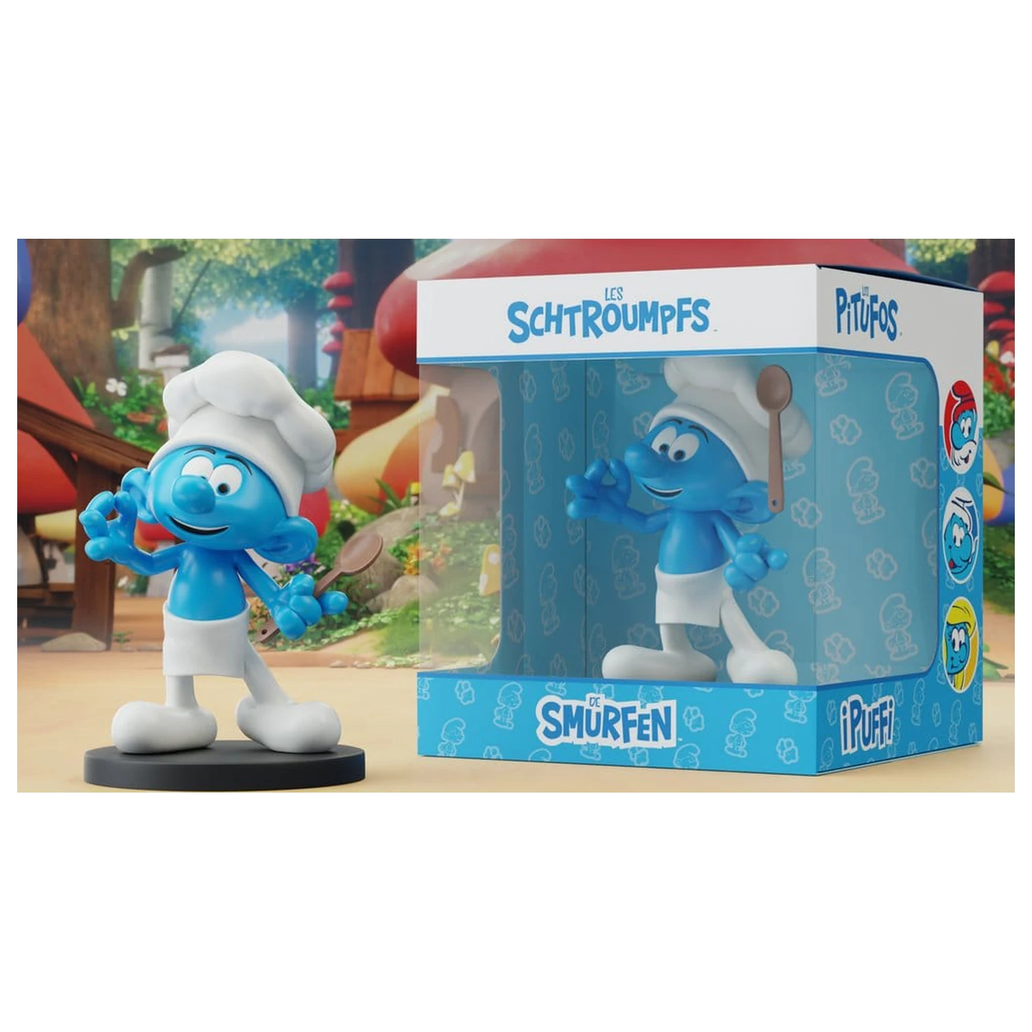 The Smurfs Statuetka Chef Smurf 12 cm zdjęcie produktu