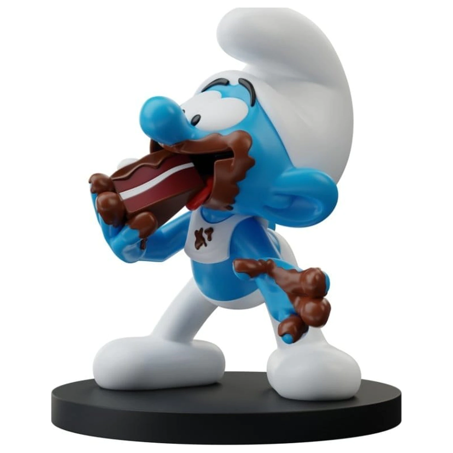 The Smurfs Statue Greedy Smurf 10 cm zdjęcie produktu