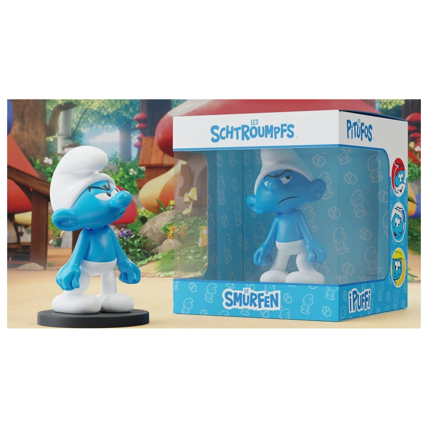 The Smurfs Statuetka Grouchy Smurf 11 cm zdjęcie produktu