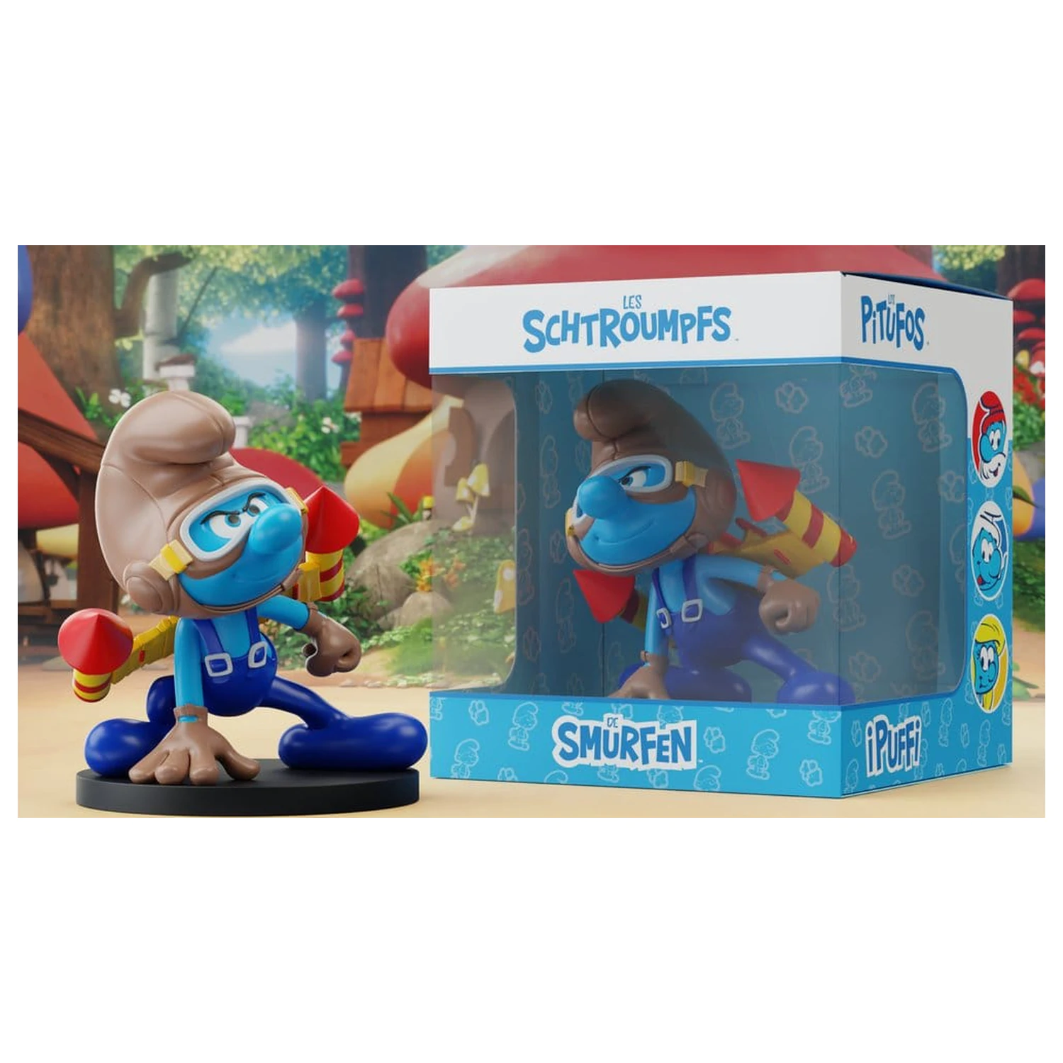 The Smurfs Statue Jetpack Smurf 10 cm zdjęcie produktu