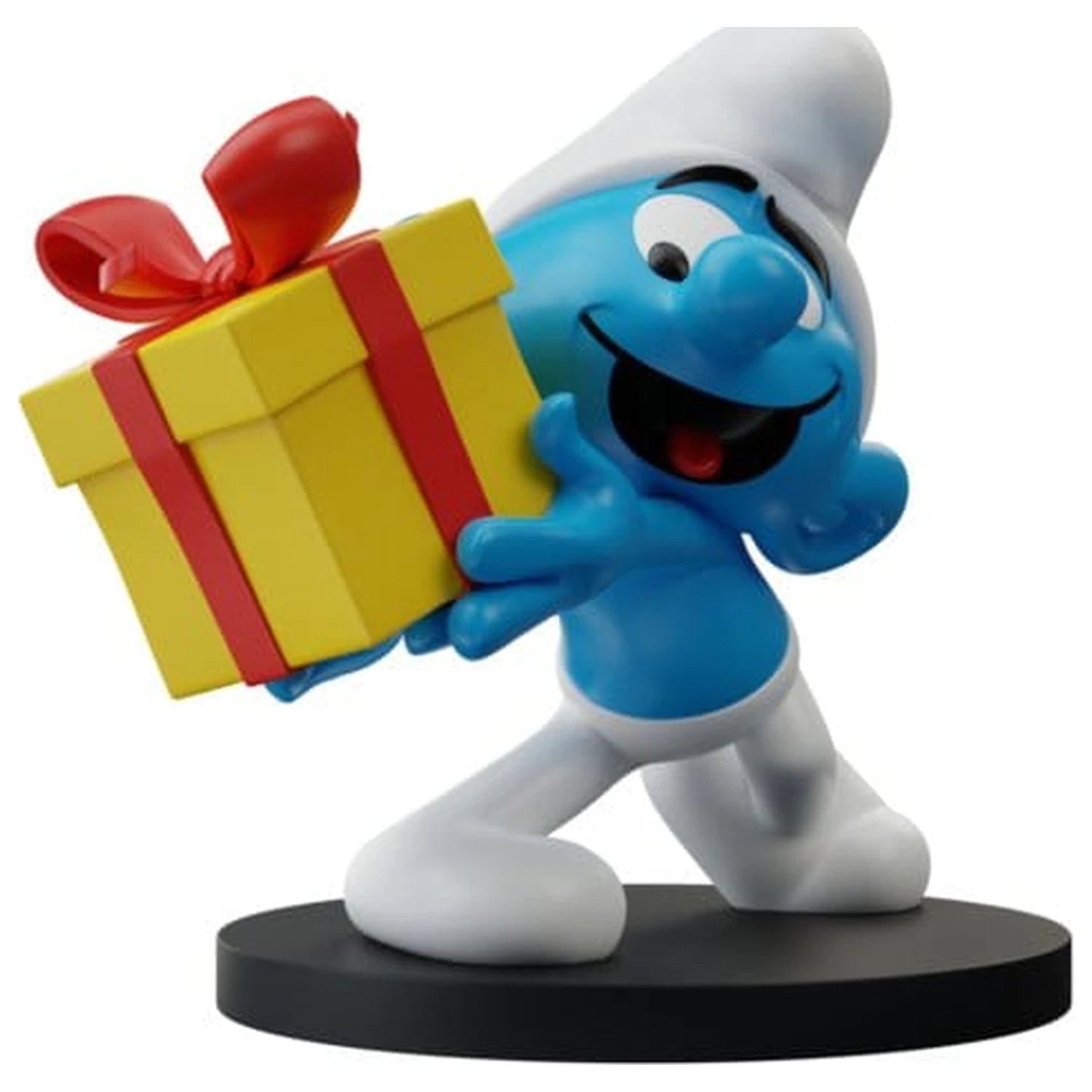 The Smurfs Statuetka Jokey Smurf z prezentem 10 cm zdjęcie produktu