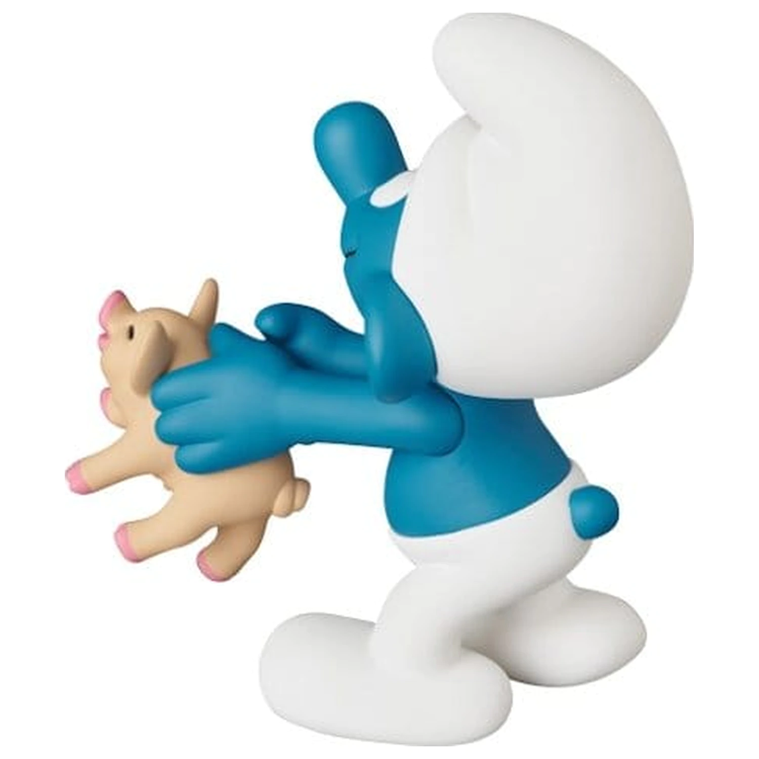 The Smurfs UDF Mini Figurka Smurf with Pig 8 cm zdjęcie produktu