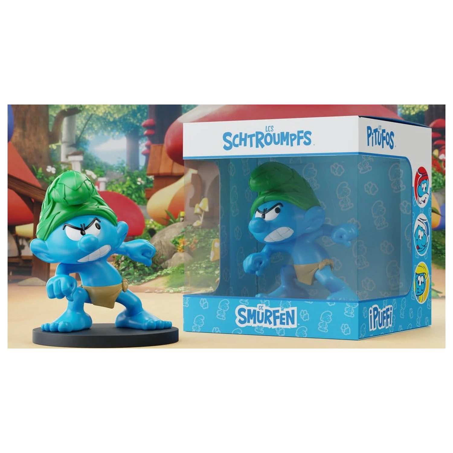 The Smurfs Statue Wild Smurf 10 cm zdjęcie produktu