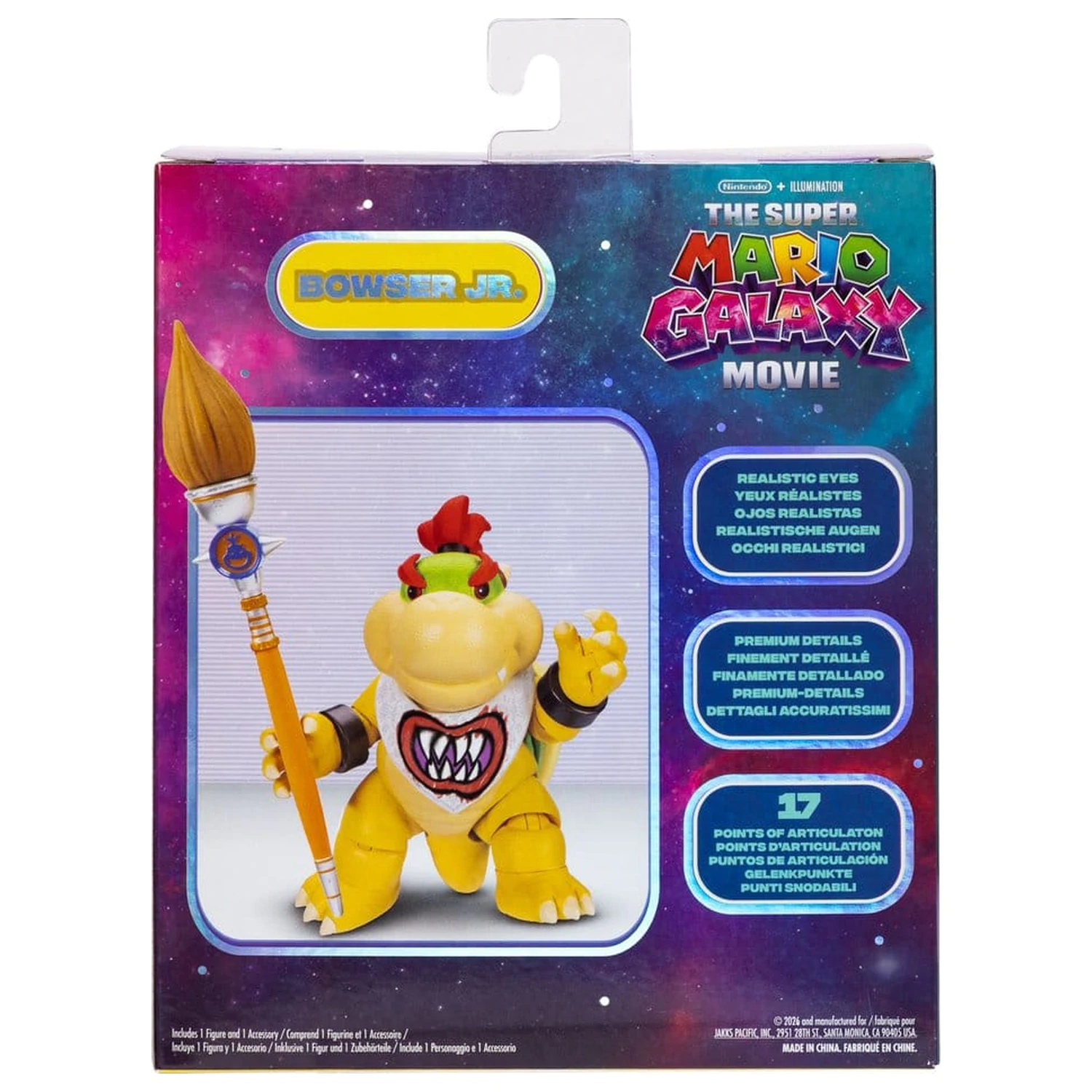 The Super Mario Galaxy Movie Figurka akcji Bowser Jr. 13 cm zdjęcie produktu