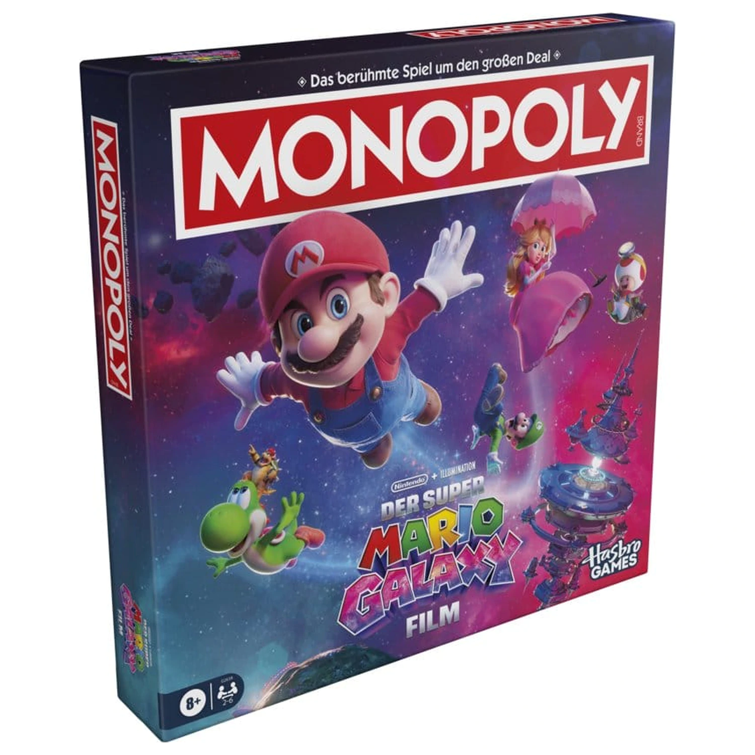 Gra planszowa Monopoly "The Super Mario Galaxy Movie" *wersja niemiecka* zdjęcie produktu