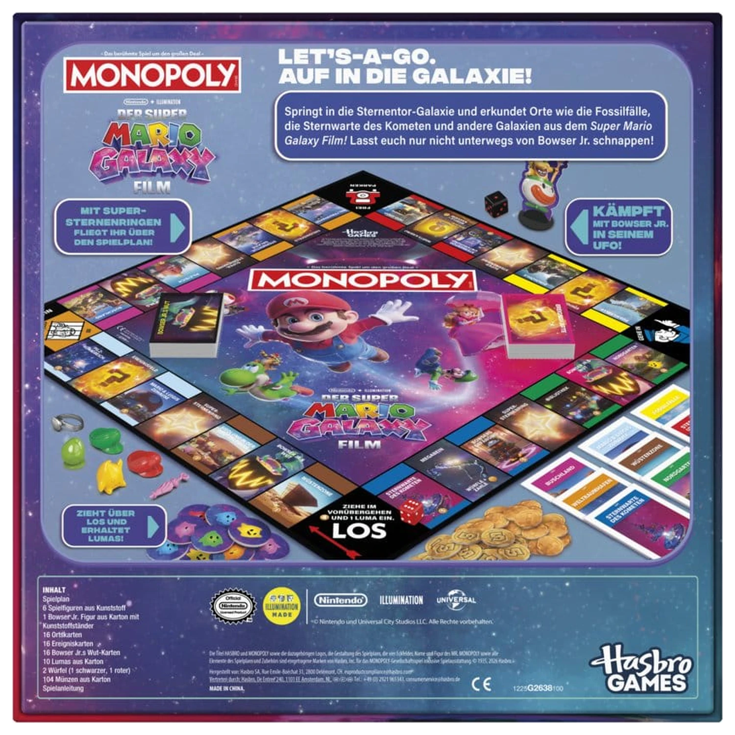 Gra planszowa Monopoly "The Super Mario Galaxy Movie" *wersja niemiecka* zdjęcie produktu