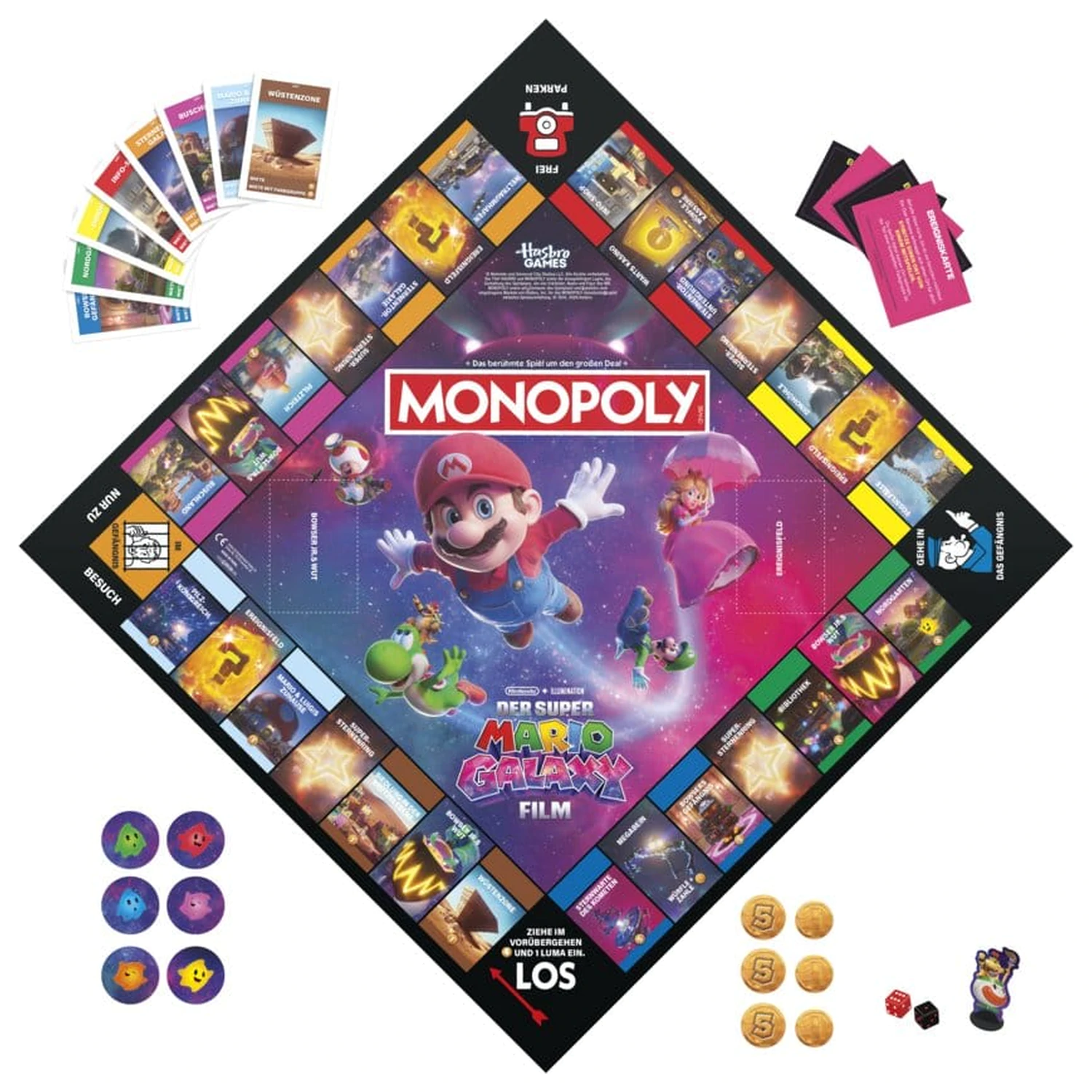 Gra planszowa Monopoly "The Super Mario Galaxy Movie" *wersja niemiecka* zdjęcie produktu