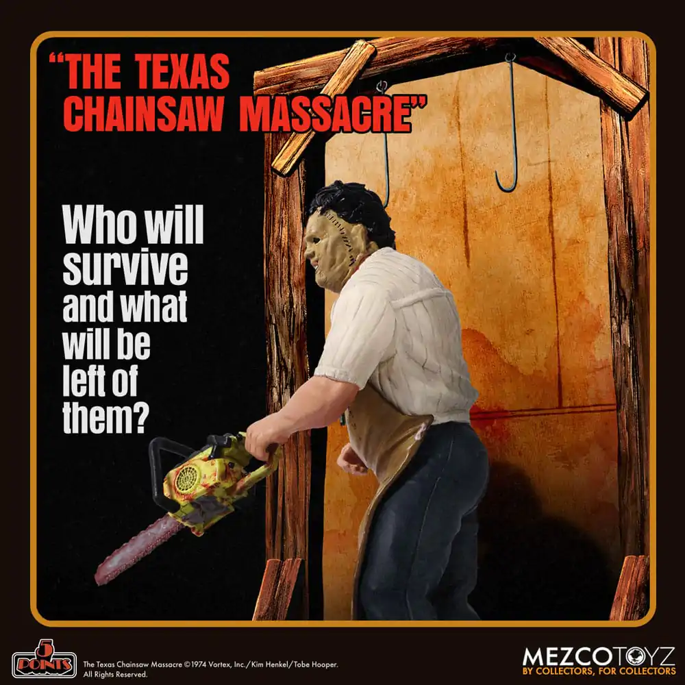 The Texas Chain Saw Massacre (1974) 5 Points Figurka Akcji Leatherface 10 cm zdjęcie produktu