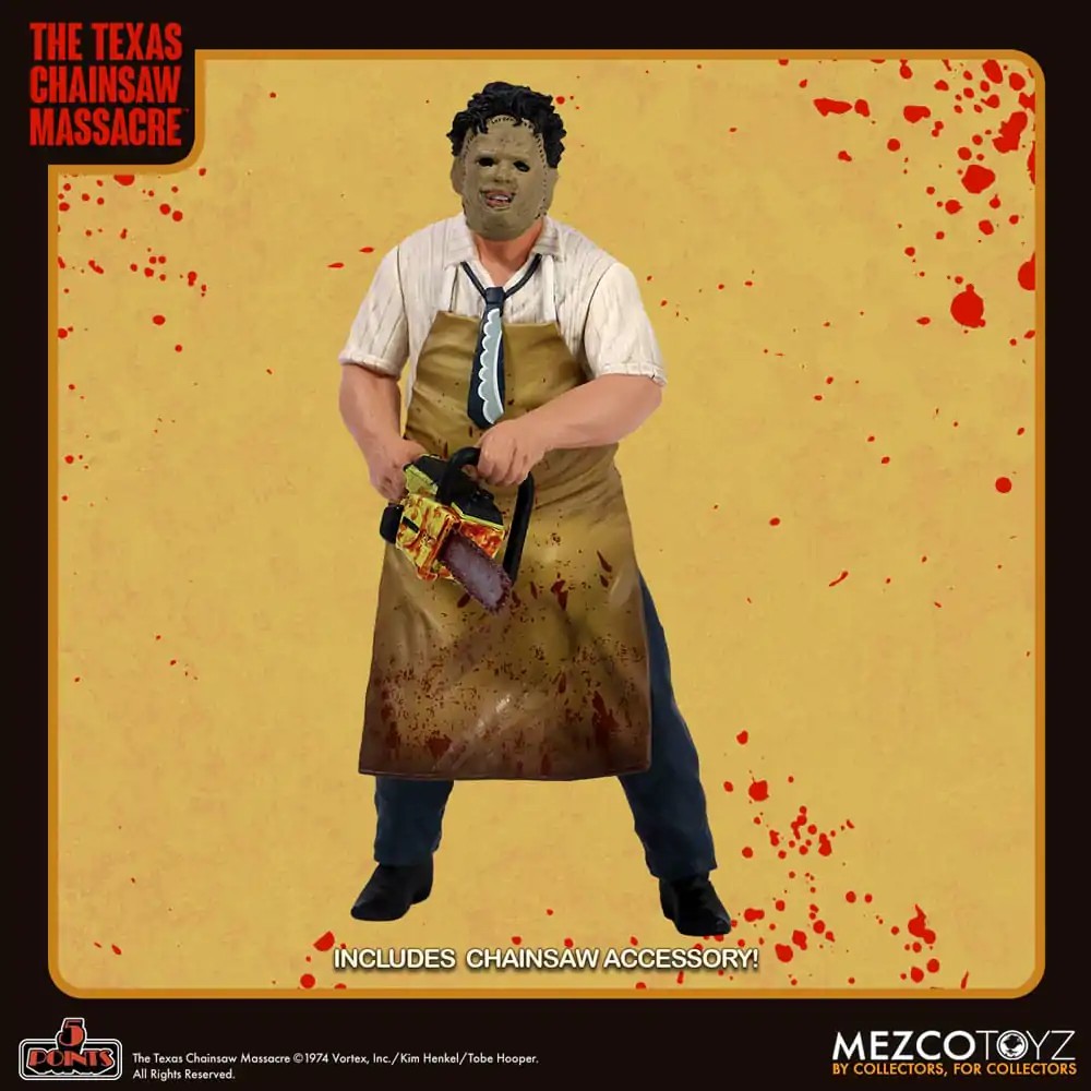 The Texas Chain Saw Massacre (1974) 5 Points Figurka Akcji Leatherface 10 cm zdjęcie produktu