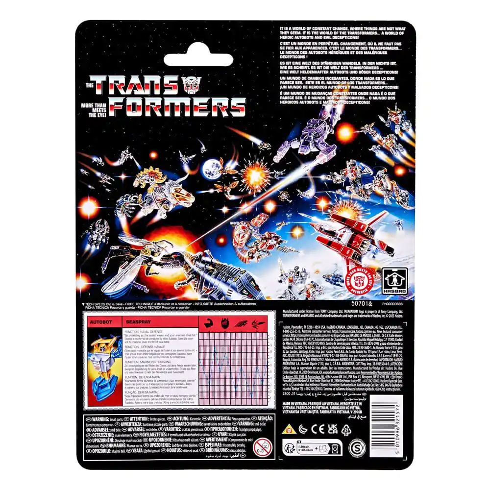 The Transformers Retro G1 Figurka Akcji Autobot Seaspray 13 cm zdjęcie produktu