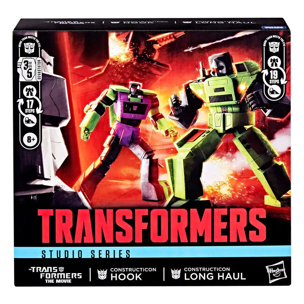 The Transformers: The Movie Action Figure 2-Pack Constructicon Hook & Constructicon Long Haul 16 cm – Figurki Akcji zdjęcie produktu