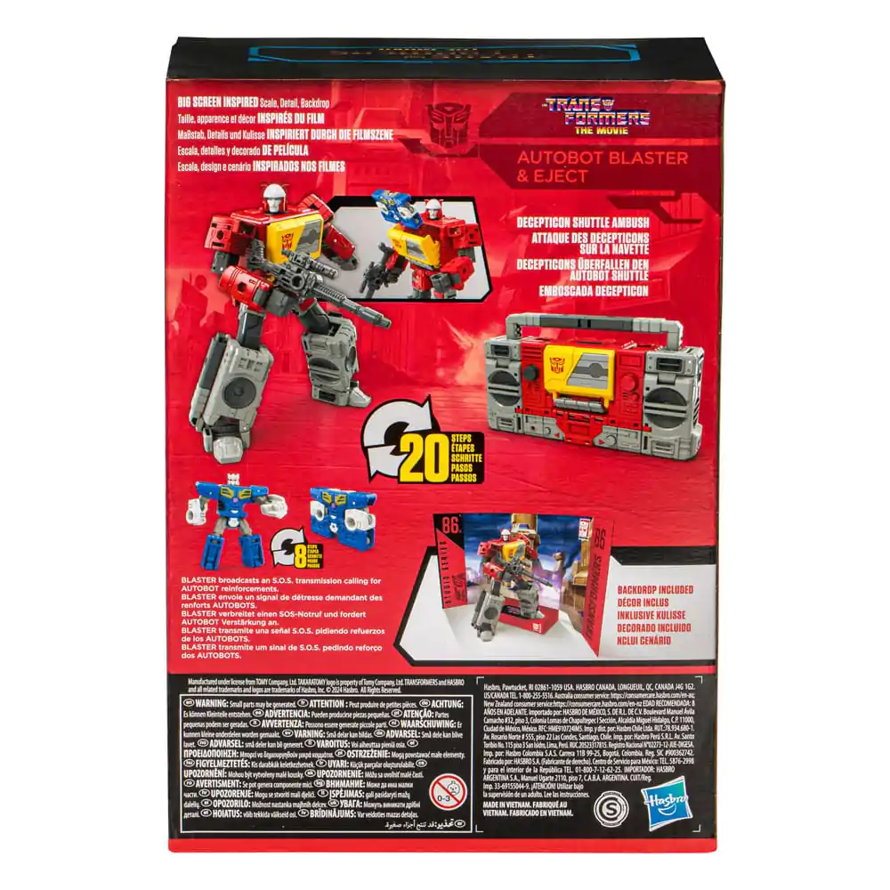 The Transformers: The Movie Generations Studio Series Voyager Class Figurka akcji Autobot Blaster & Eject 16 cm zdjęcie produktu