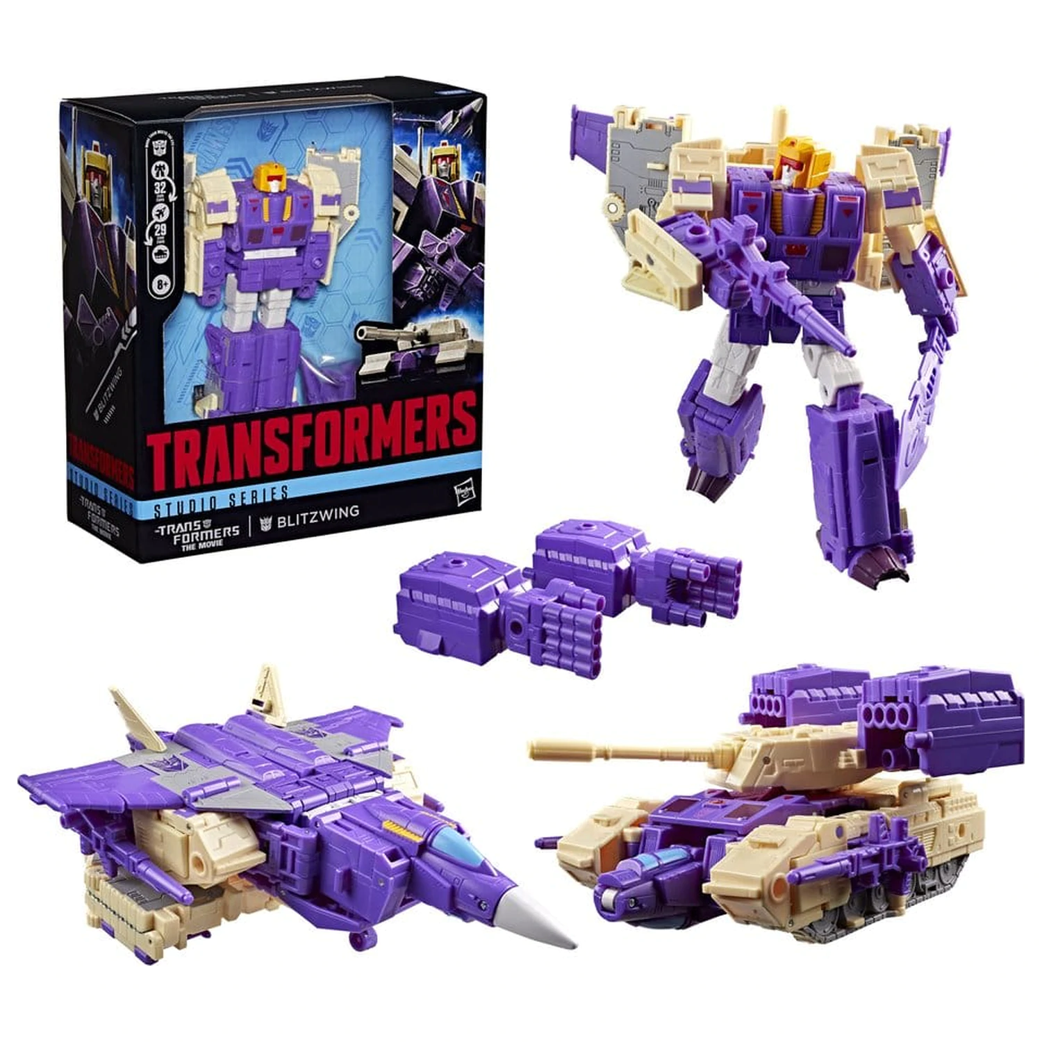The Transformers: The Movie Studio Series Leader Class Figurka Akcji Blitzwing 18 cm zdjęcie produktu