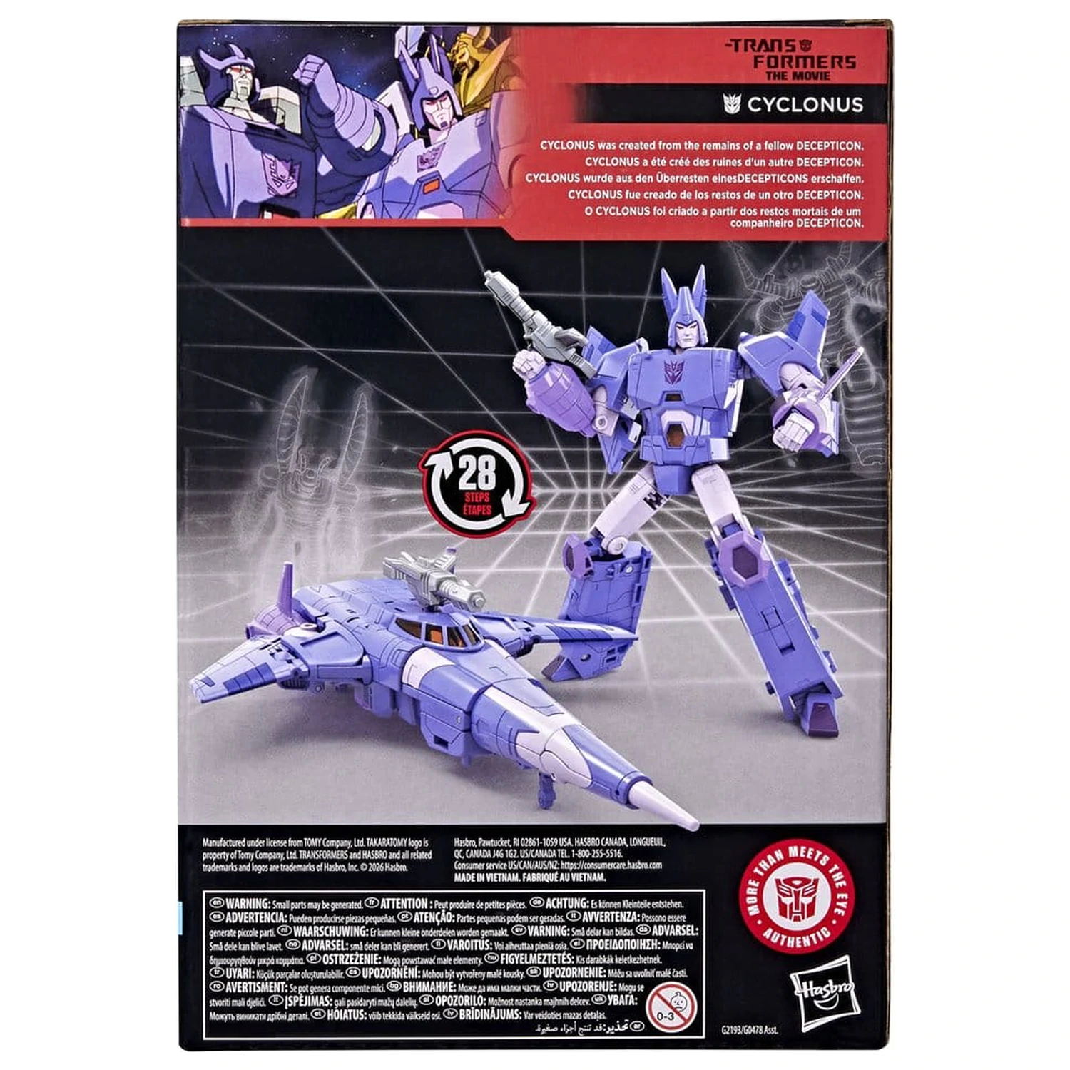 The Transformers: The Movie Studio Series Voyager Class figurka akcji Cyclonus 20 cm zdjęcie produktu