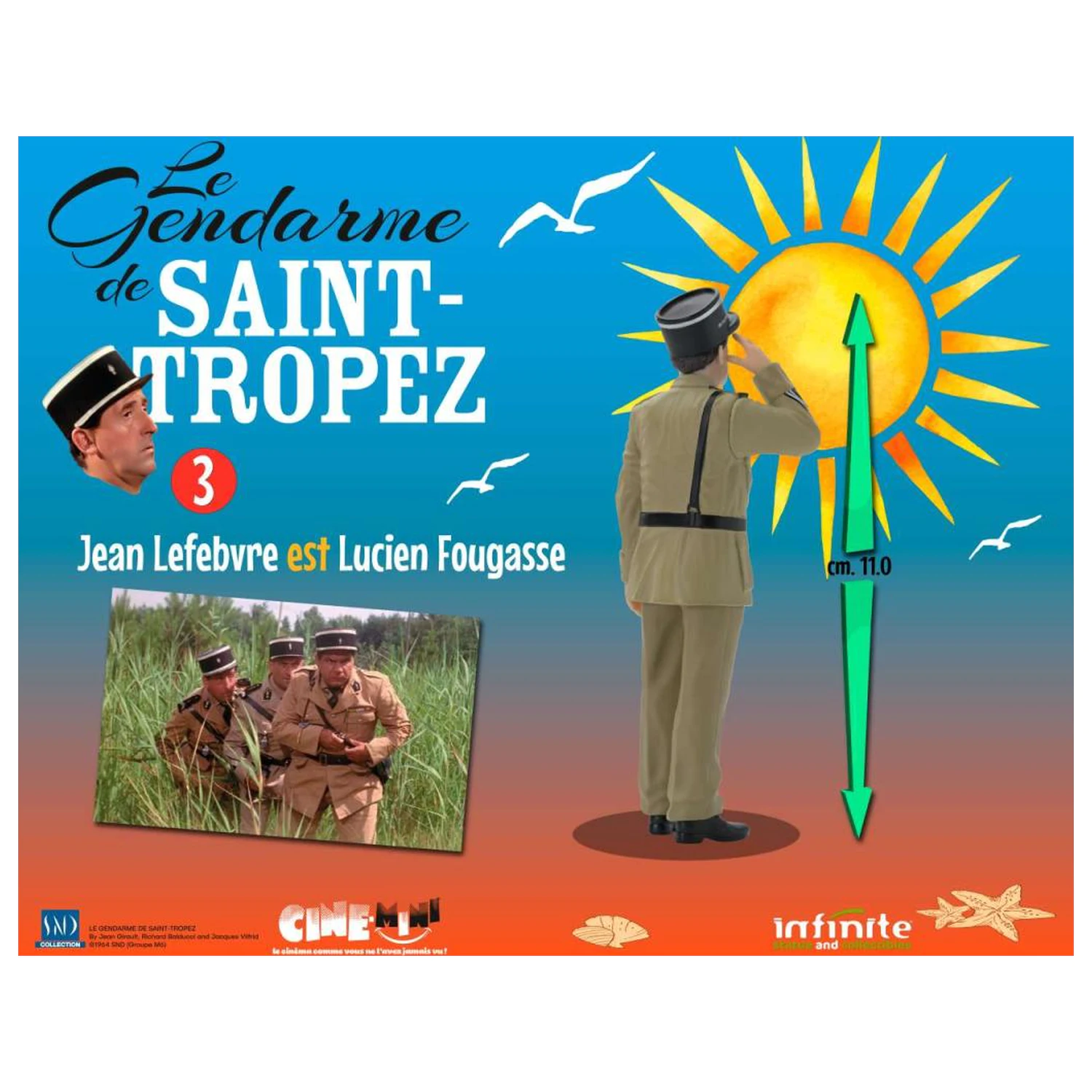 The Troops of St. Tropez Lucien Fougasse Figurka 10cm zdjęcie produktu