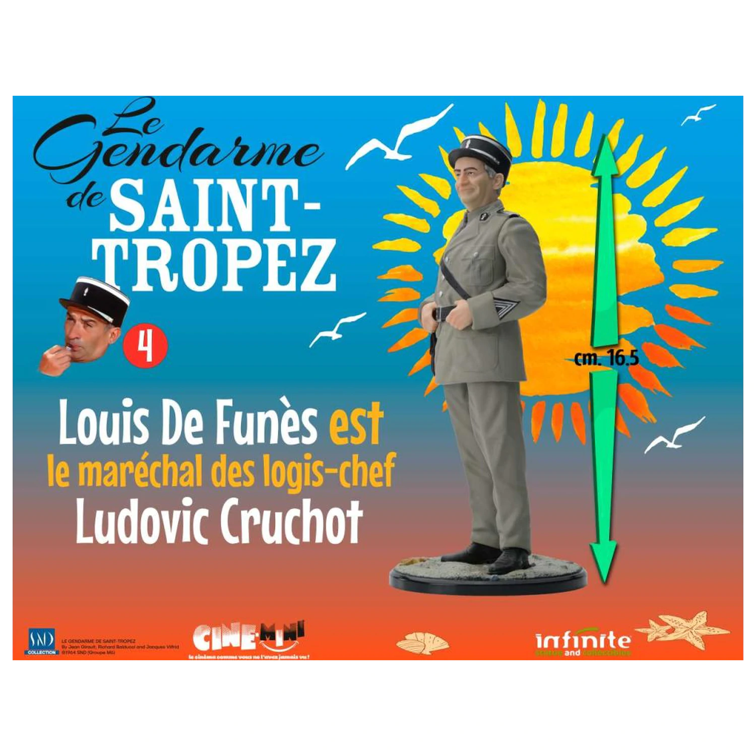 The Troops of St. Tropez Ludovic Cruchot Figurka 16 cm zdjęcie produktu