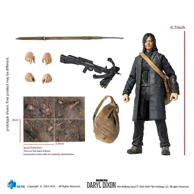 The Walking Dead Exquisite Mini Figurka Akcji 1/18 Daryl 11 cm zdjęcie produktu