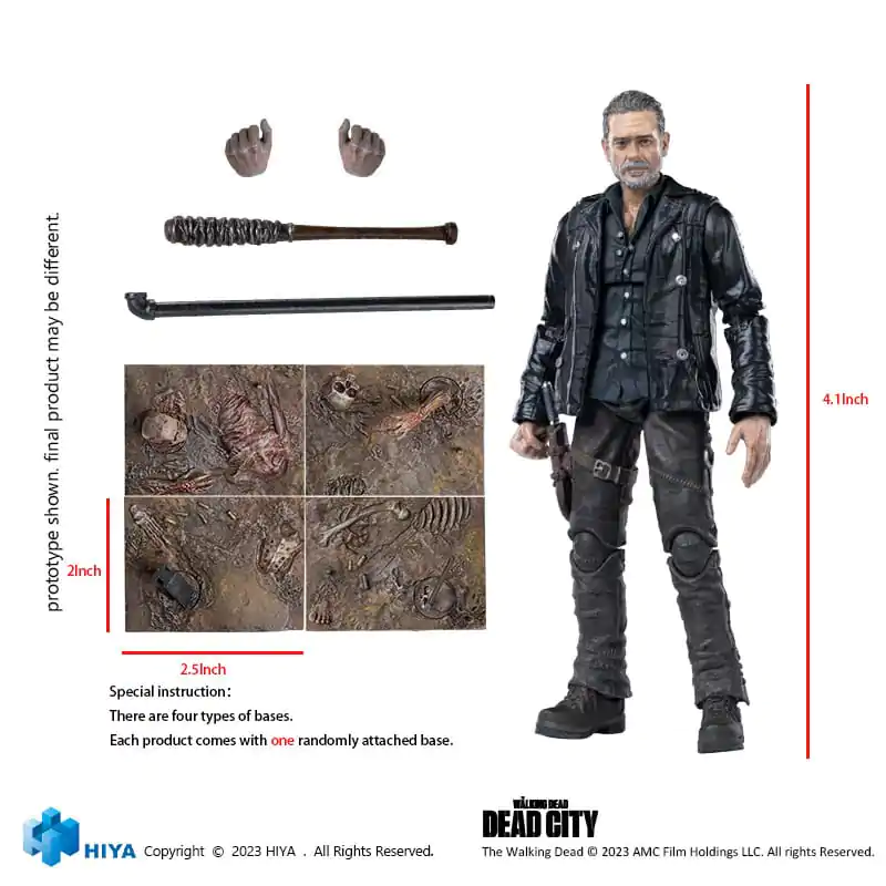 The Walking Dead Exquisite Mini Figurka Akcji 1/18 Dead City Negan 11 cm zdjęcie produktu