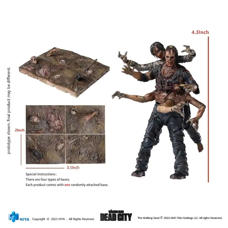 The Walking Dead Exquisite Mini Figurka Akcji 1/18 Dead City Walker King 11 cm zdjęcie produktu