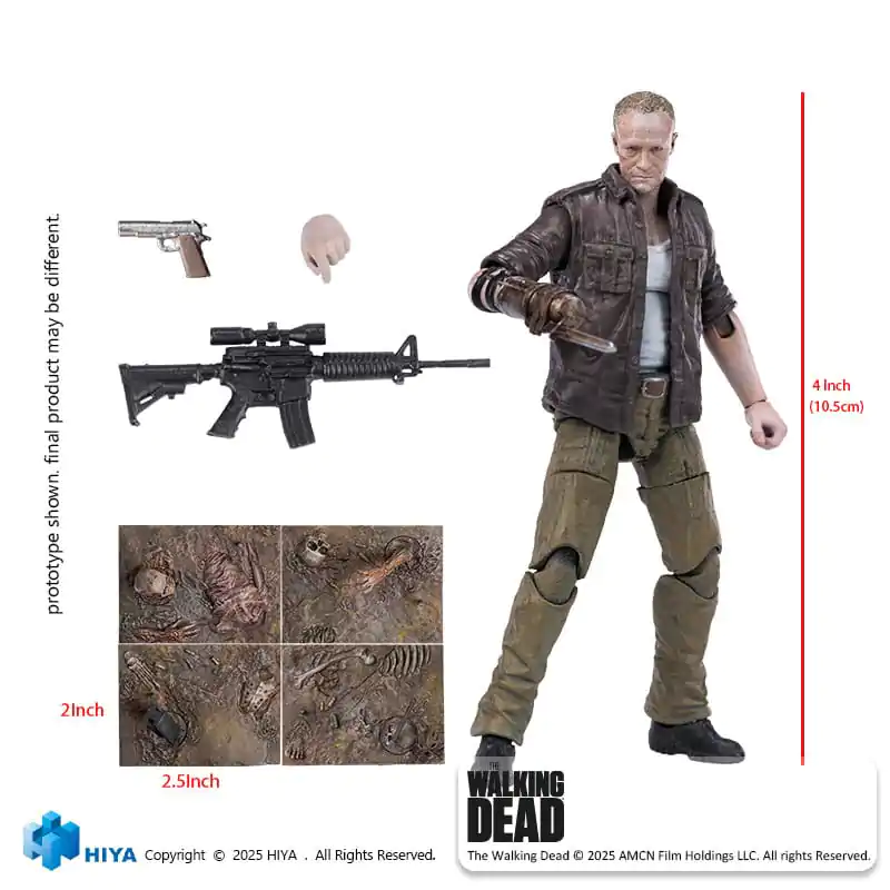 The Walking Dead Exquisite Mini Action Figure 1/18 Merle 11 cm Figurka Akcji zdjęcie produktu