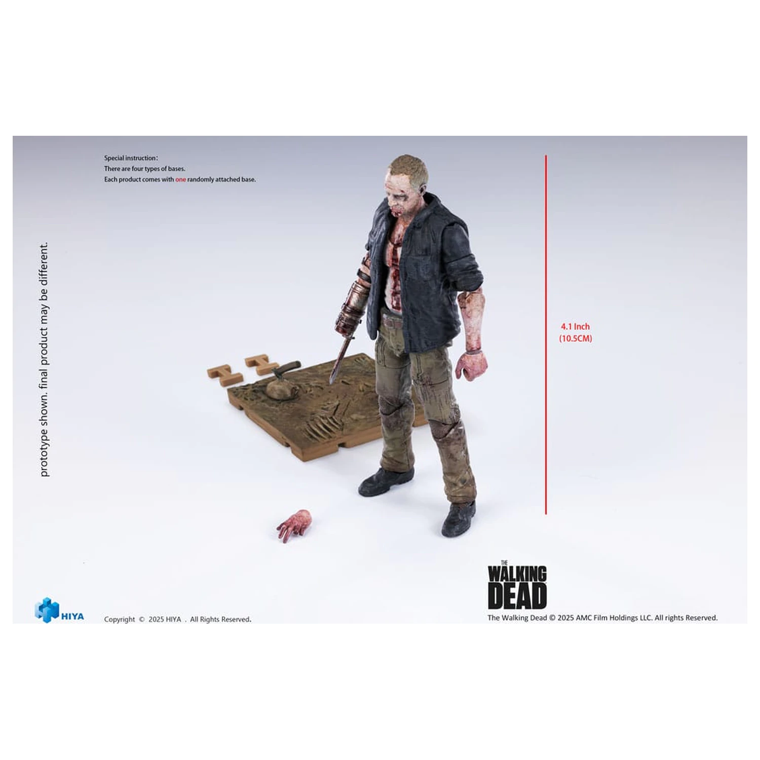 The Walking Dead Exquisite Mini Series figurka akcji 1/18 Merle 11 cm zdjęcie produktu