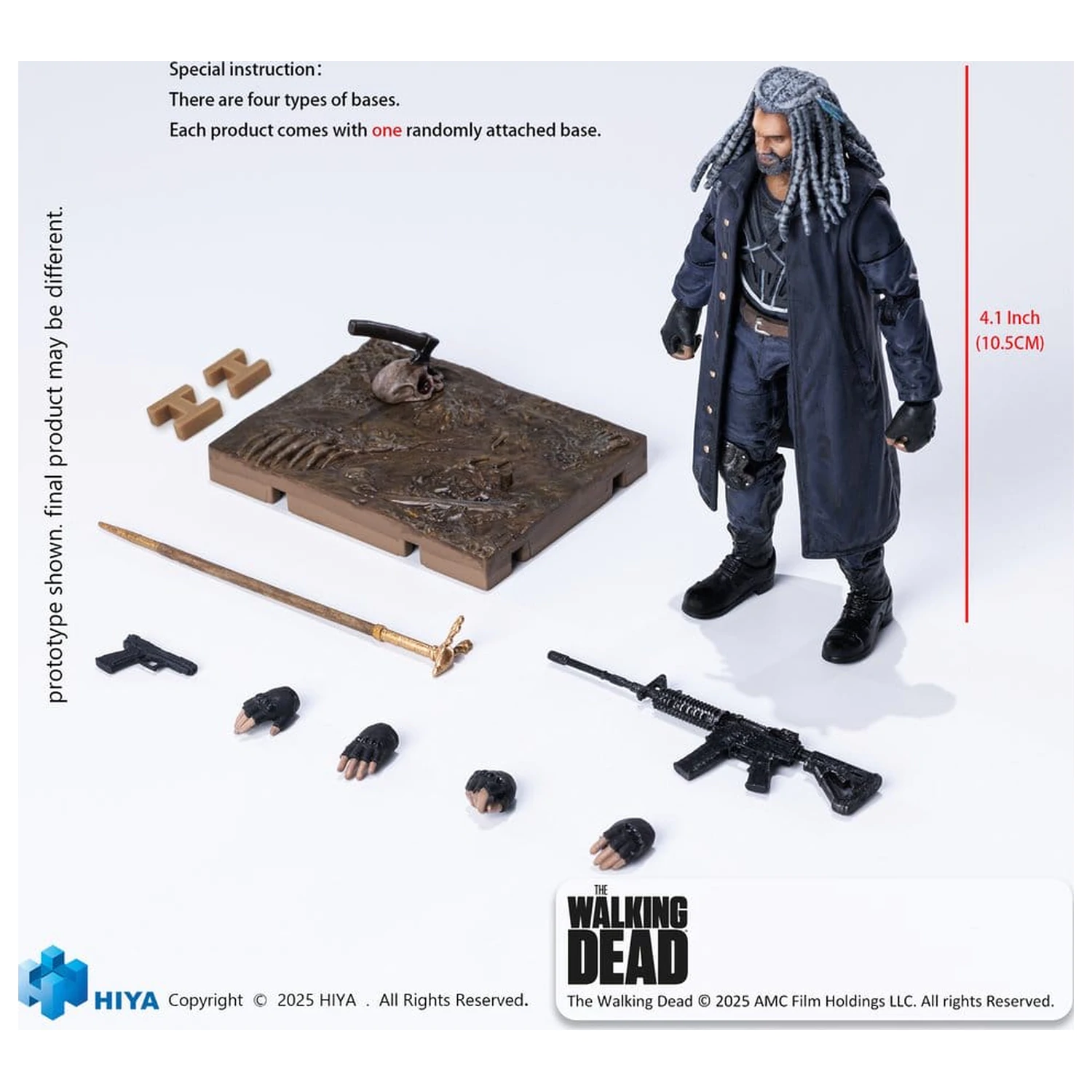 The Walking Dead Exquisite Mini Series figurka akcji 1/18 Ezekiel 11 cm zdjęcie produktu