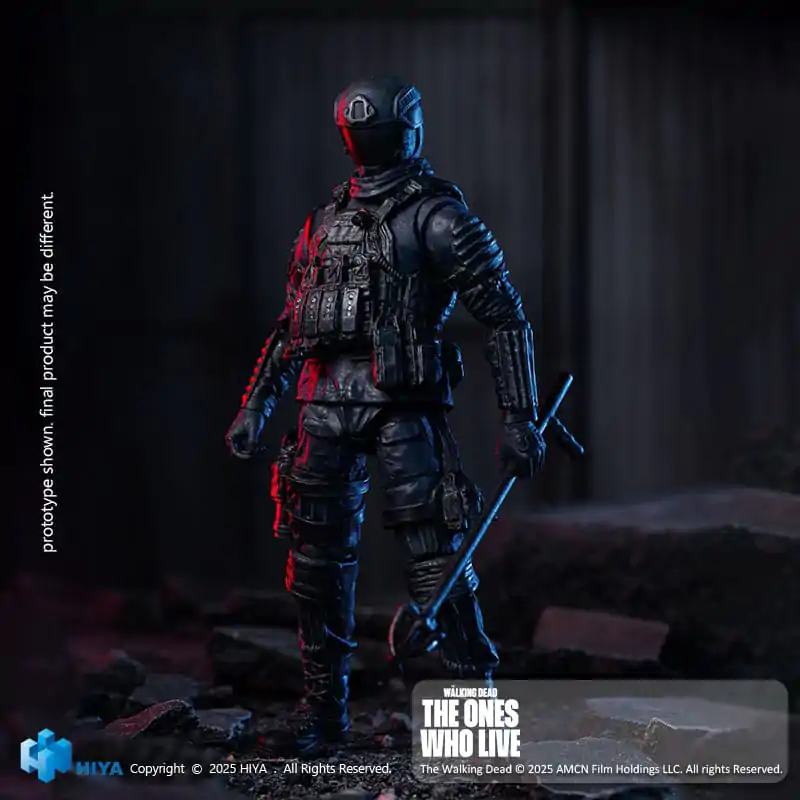 The Walking Dead: The Ones Who Lived Exquisite Mini Action Figure 1/18 Żołnierz CRM 10 cm zdjęcie produktu