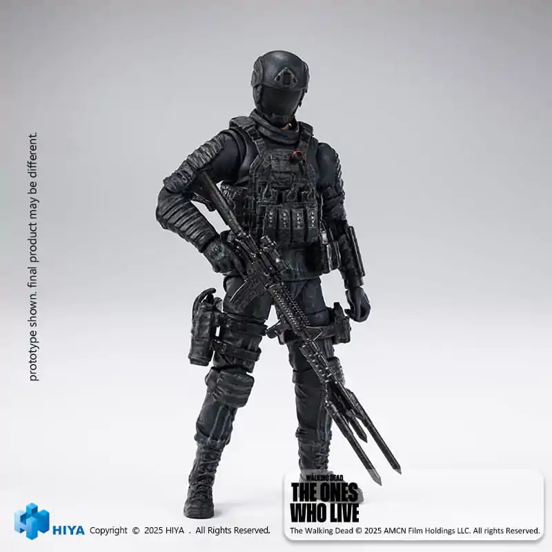 The Walking Dead: The Ones Who Lived Exquisite Mini Action Figure 1/18 Żołnierz CRM 10 cm zdjęcie produktu