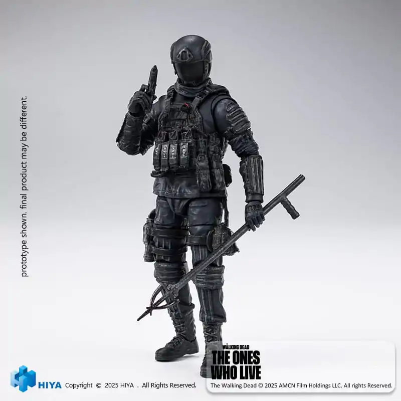 The Walking Dead: The Ones Who Lived Exquisite Mini Action Figure 1/18 Żołnierz CRM 10 cm zdjęcie produktu