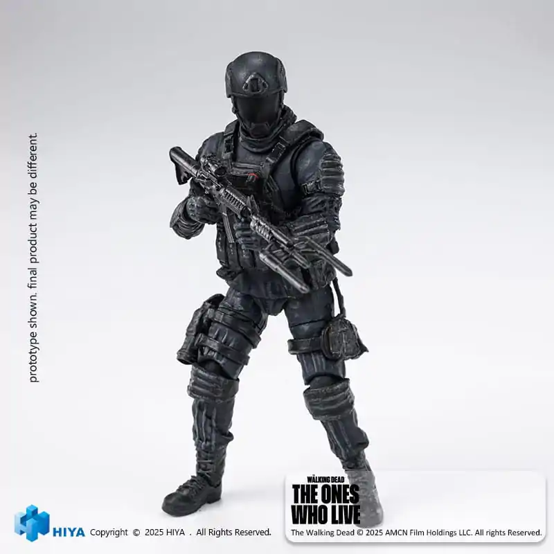 The Walking Dead: The Ones Who Lived Exquisite Mini Action Figure 1/18 Żołnierz CRM 10 cm zdjęcie produktu