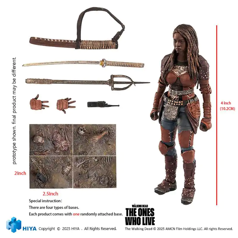 The Walking Dead: The Ones Who Lived Exquisite Mini Figurka Akcji 1/18 Michonne 10 cm zdjęcie produktu