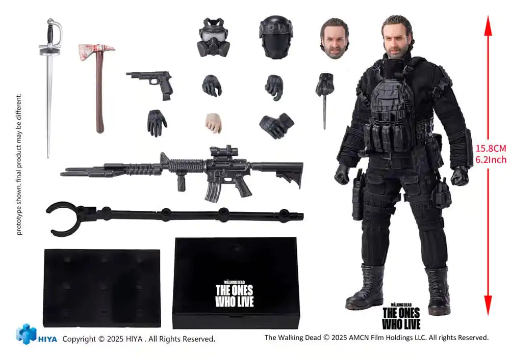The Walking Dead: The Ones Who Lived Exquisite Super Series Figurka Akcji 1/12 Rick 16 cm zdjęcie produktu