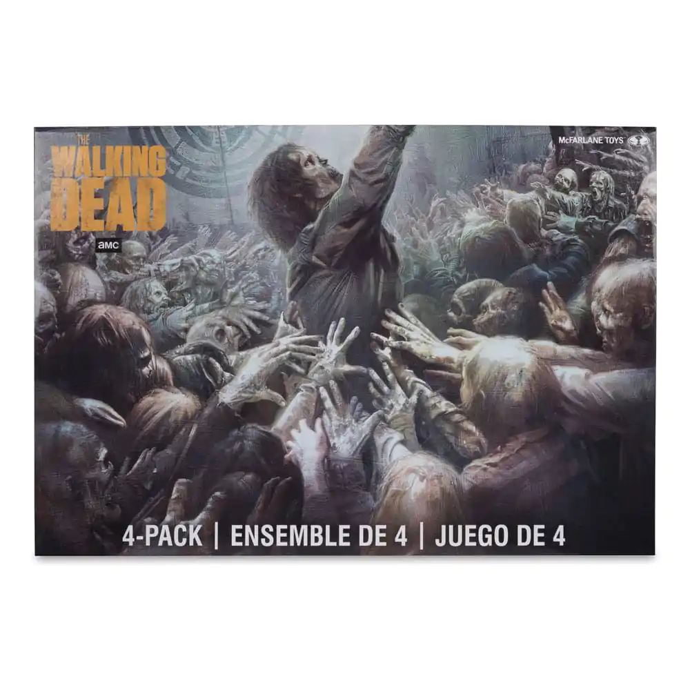 The Walking Dead Figurki Akcji 4-Pack Walkers 13 cm zdjęcie produktu