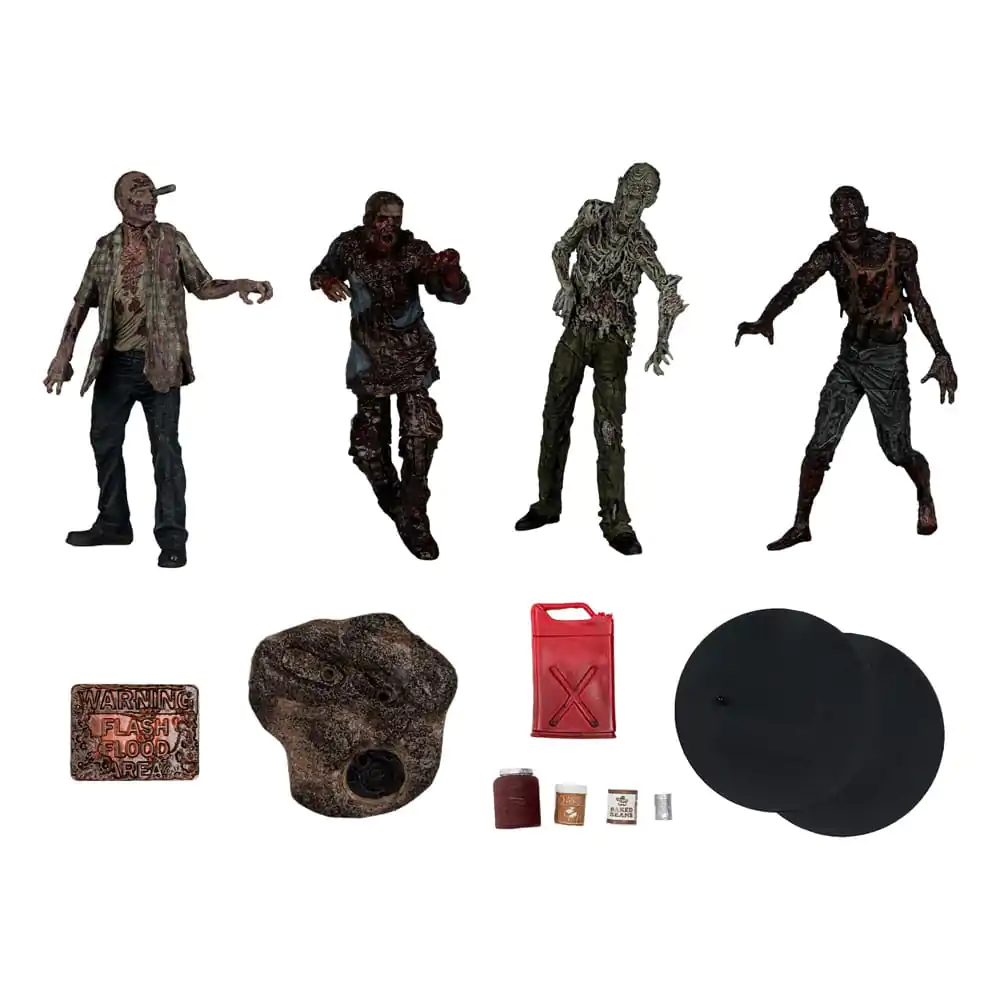 The Walking Dead Figurki Akcji 4-Pack Walkers 13 cm zdjęcie produktu